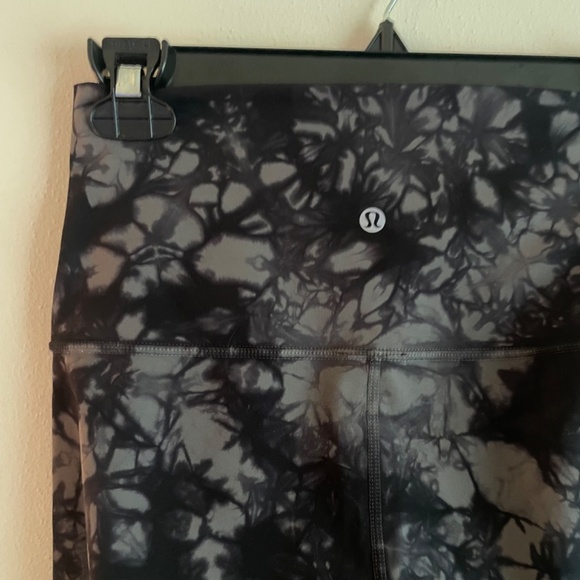 Lululemon Wunder Under Pant (Hi-Rise) Shibori Black Dark Carbon - Picture 7 of 8